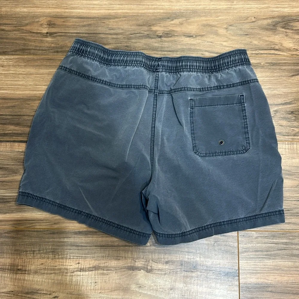 Men's Blue Drawstring Casual Shorts